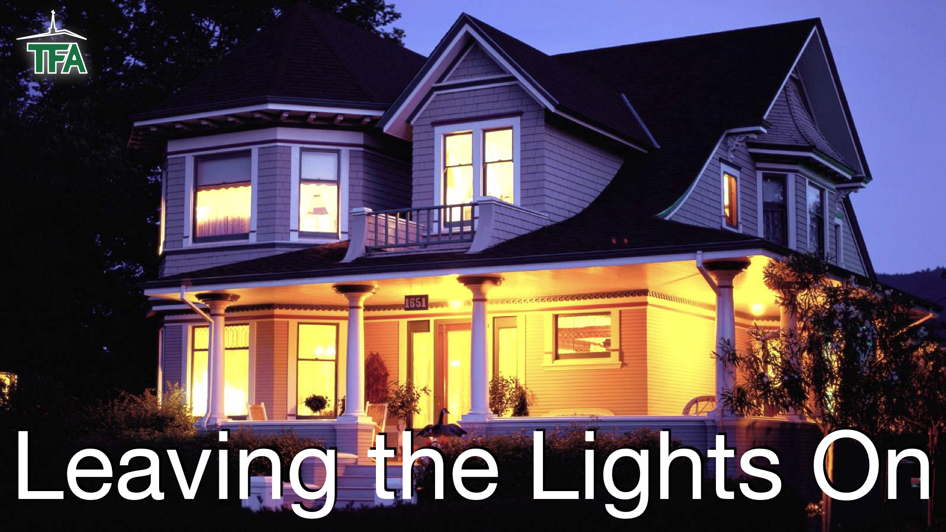 Leaving the Lights On